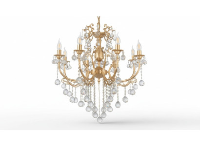 żyrandol kryształ Luksusowy żyrandol sufitowy żyrandol Lampa sufitowa Gold Lampa