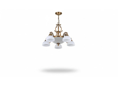 Lampy żyrandol sufitowy żyrandol biały Lampa sufitowa szkło złote