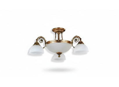 Lampy żyrandol sufitowy żyrandol biały Lampa sufitowa szkło złote