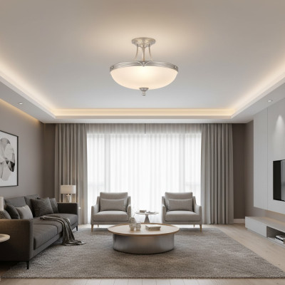 Lampa sufitowa Lampy żyrandol sufitowy żyrandol Białe Szkło Nowoczesne