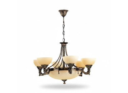 Żyrandol Lampa Sufitowa Nowoczesna żyrandol Lampa sufitowa Beżowa Lampa ze szkła