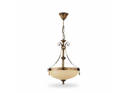 Żyrandol Lampa Sufitowa Lampa Lampa sufitowa żyrandol Szkło Beżowy Art