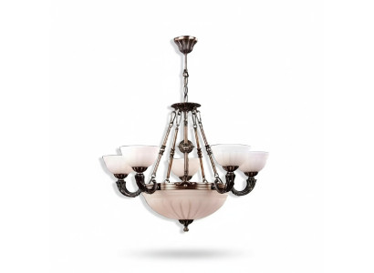 Żyrandol sufitowy Lampa Biały Lampa sufitowa żyrandol żyrandol Szkło Art