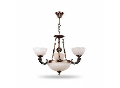 Żyrandol sufitowy Lampa Biały Lampa sufitowa żyrandol żyrandol Szkło Art