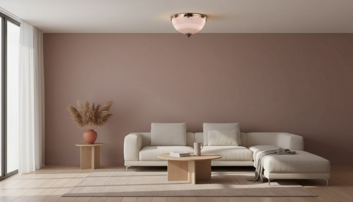 Lampa sufitowa żyrandol lampa sufitowa Lampa żyrandol Szkło Brown Art
