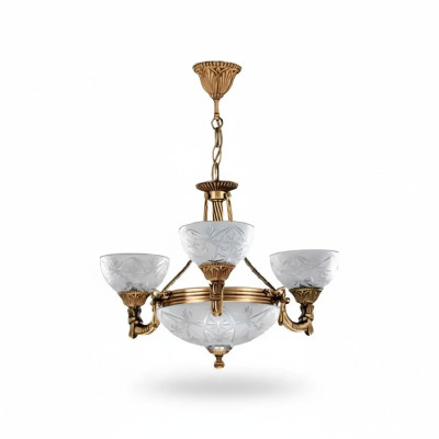 Lampa sufitowa żyrandol lampa sufitowa Lampa żyrandol Szkło Szare Złoto