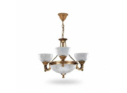 Lampa sufitowa żyrandol lampa sufitowa Lampa żyrandol Szkło Szare Złoto