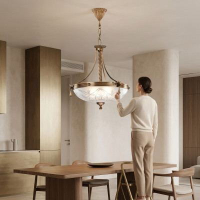 żyrandol Lampa sufitowa Żyrandol Lampa Sufitowa Lampa Szkło Szare Złoto