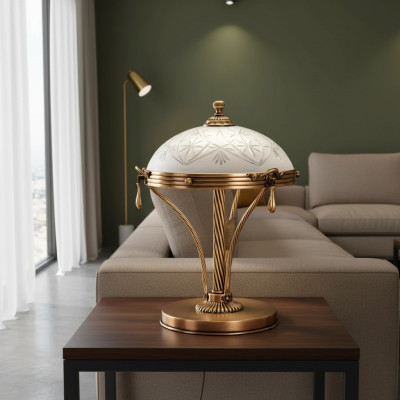 Lampa stołowa Lampa stołowa Lampa Leuchten Luksusowa złota Lampy Tabela Grey