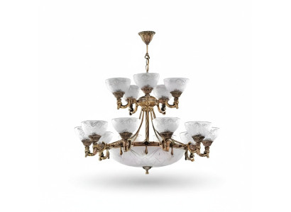 Lampa sufitowa żyrandol lampa sufitowa Lampa żyrandol Szkło Szare Lampy