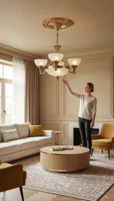 żyrandol Lampa sufitowa Żyrandol Lampa Sufitowa Lampa Szkło Szare Złoto