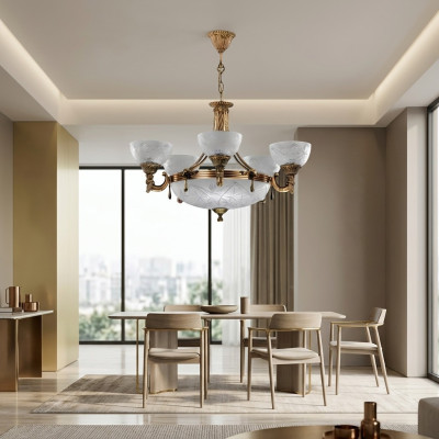 Lampa sufitowa żyrandol żyrandol sufitowy Lampa żyrandol Szkło Szare światła