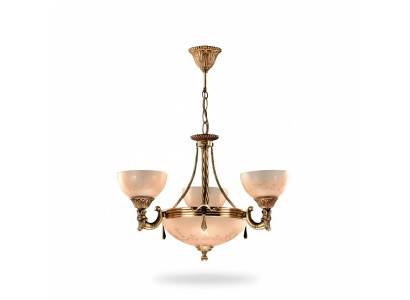 Lampa sufitowa żyrandol lampa sufitowa Lampa żyrandol Szkło Złoty Beż