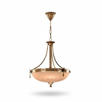 żyrandol Lampa sufitowa Żyrandol Lampa Sufitowa Lampa Szkło Złoty Beż