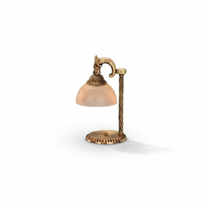 Lampa stołowa Lampa stołowa Lampa Leuchten Art Szkło Gold Lampy Tabela