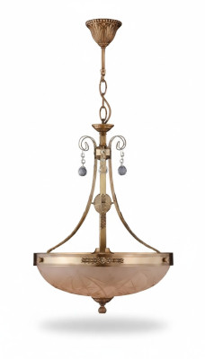 żyrandol Lampa sufitowa Żyrandol Lampa Sufitowa Lampa Szkło Złoty Brąz