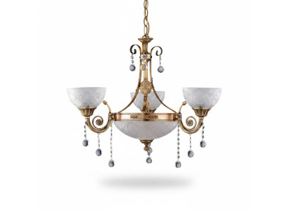 żyrandol Lampa Lampa sufitowa Żyrandol Lampa Sufitowa Szkło Złoto Szary