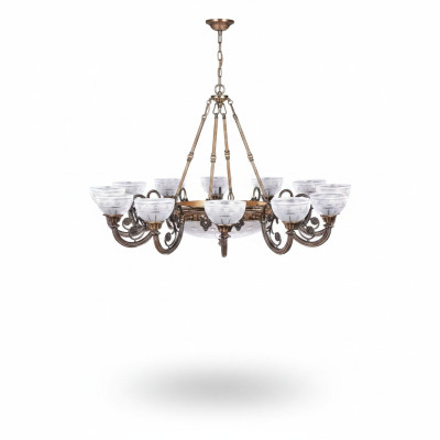 żyrandol Lampa Lampa sufitowa Żyrandol Lampa Sufitowa Szkło Szare Art Lampa