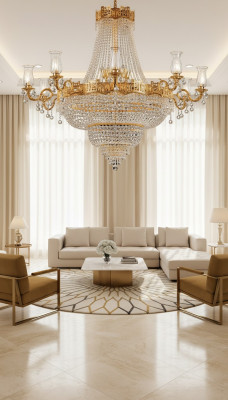 Luksusowa Lampa sufitowa Żyrandol Lampa sufitowa Lustre Gold Lampa kryształowa