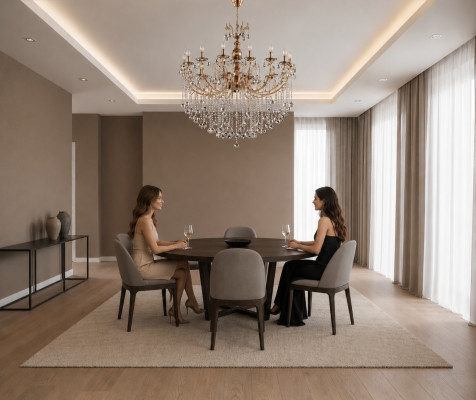 Luksusowy żyrandol sufitowy żyrandol Lampa sufitowa żyrandol kryształowy złoty Lampa