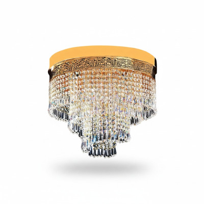 Żyrandol sufitowy luksusowy złoty żyrandol Lampa sufitowa żyrandol kryształowy Art