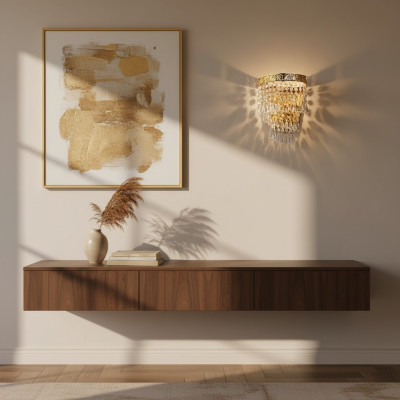 Żyrandol Lampa Sufitowa Luksusowe Złoto żyrandol Lampa sufitowa kryształ Art