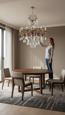 Żyrandol sufitowy luksusowy złoty żyrandol Lampa sufitowa żyrandol kryształ Lampa