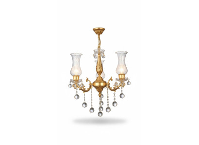 Żyrandol sufitowy żyrandol Gold Lampa sufitowa żyrandol kryształ Lampa