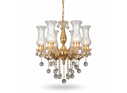 Lampa sufitowa żyrandol sufitowy żyrandol złoty żyrandol kryształowy Lampa