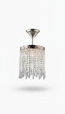 Żyrandol Lampa Sufitowa żyrandol Srebrna Lampa sufitowa kryształowa Lampa
