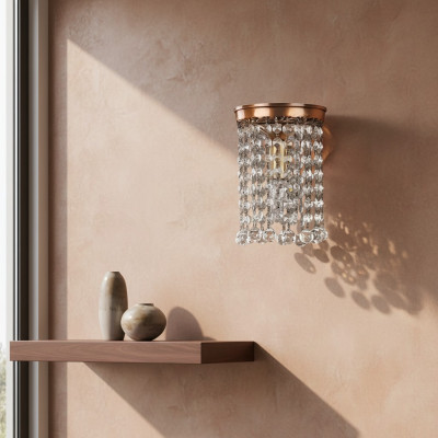 Żyrandol lampa sufitowa żyrandol Gold Lampa sufitowa kryształowa Lampa