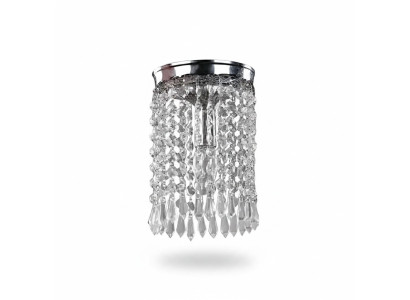 Żyrandol sufitowy Lampa żyrandol srebrny Lampa sufitowa żyrandol kryształowy