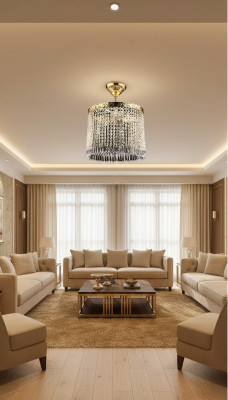Lampa sufitowa żyrandol sufitowy żyrandol złoty żyrandol kryształowy Lampa