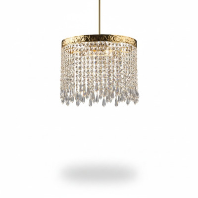 Żyrandol sufitowy żyrandol Gold Lampa sufitowa żyrandol kryształ Lampa