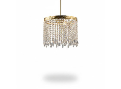 Żyrandol sufitowy żyrandol Gold Lampa sufitowa żyrandol kryształ Lampa