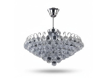 Żyrandol Lampa Sufitowa żyrandol Srebrna Lampa sufitowa kryształowa Lampa