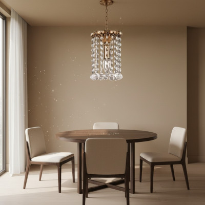 Żyrandol lampa sufitowa żyrandol Gold Lampa sufitowa kryształowa Lampa