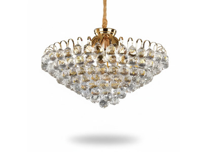 Żyrandol sufitowy luksusowy złoty żyrandol Lampa sufitowa żyrandol kryształowy Art