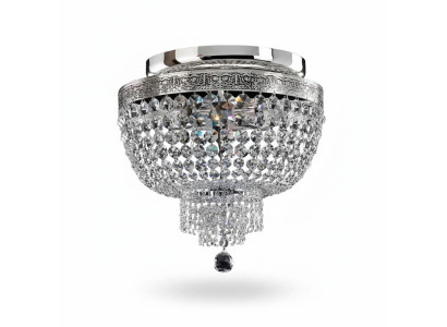 Lampa sufitowa żyrandol sufitowy luksusowy srebrny żyrandol żyrandol kryształ