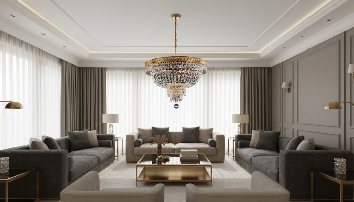 Żyrandol Lampa Sufitowa Luksusowe Złoto żyrandol Lampa sufitowa kryształ Art