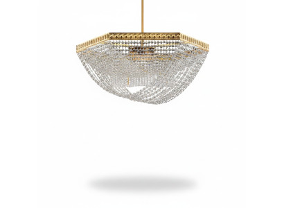 Żyrandol sufitowy luksusowy złoty żyrandol Lampa sufitowa żyrandol kryształowy Art