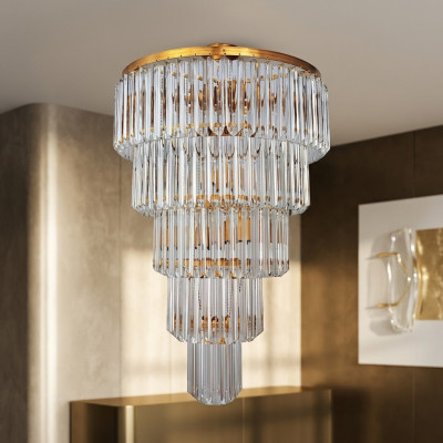 Lampa sufitowa żyrandol sufitowy luksusowy złoty żyrandol żyrandol kryształowy Art