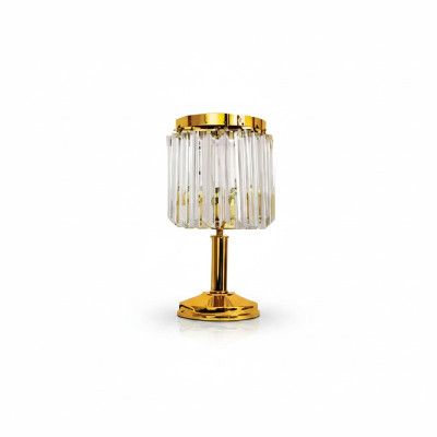 Lampa stołowa Lampa stołowa Lampa Leuchten Luksusowa złota Lampy Tabela kryształ