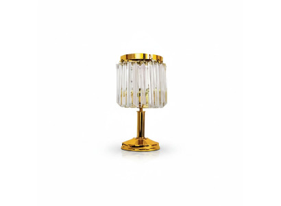 Lampa stołowa Lampa stołowa Lampa Leuchten Luksusowa złota Lampy Tabela kryształ