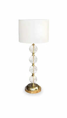 Lampa stołowa lampa stołowa Lampa Leuchten Gold Lampy kryształ