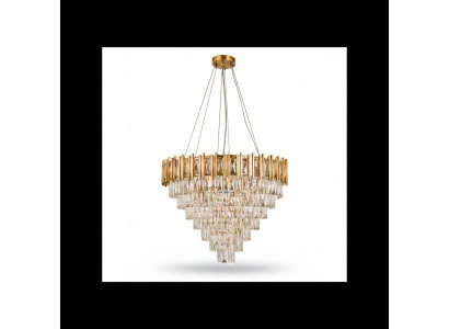 Lustre żyrandol sufitowy żyrandol luksusowa złota lampa sufitowa kryształ