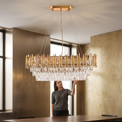żyrandol sufitowy żyrandol luksusowy złoty lampa sufitowa żyrandol kryształ lampa