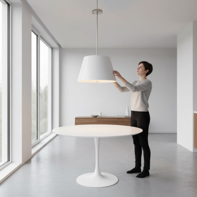 Żyrandol żyrandol Lampa Sufitowa Biały Lampa sufitowa Modern Metal Nowość