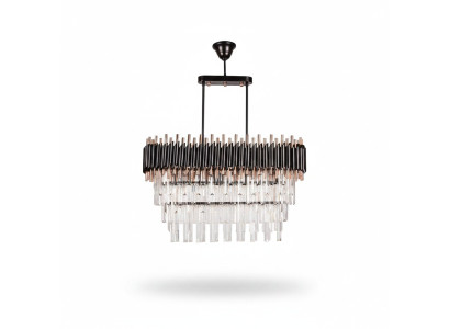 żyrandol Żyrandol Sufitowy Luksusowa Szara Lampa sufitowa Lustre kryształ