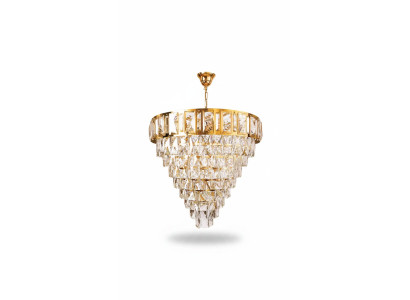 Żyrandol żyrandol sufitowy luksusowy złoty lampa sufitowa żyrandol kryształ 80x90cm